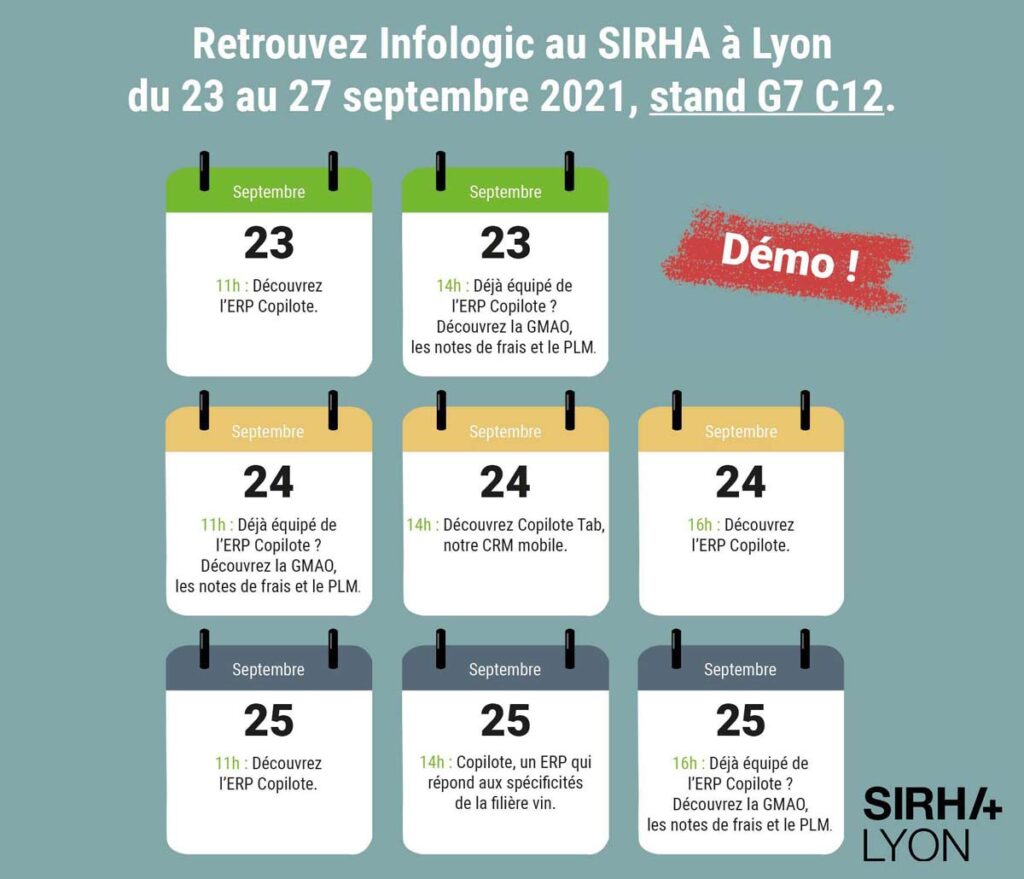 Programme de démos Copilote SIRHA 2021