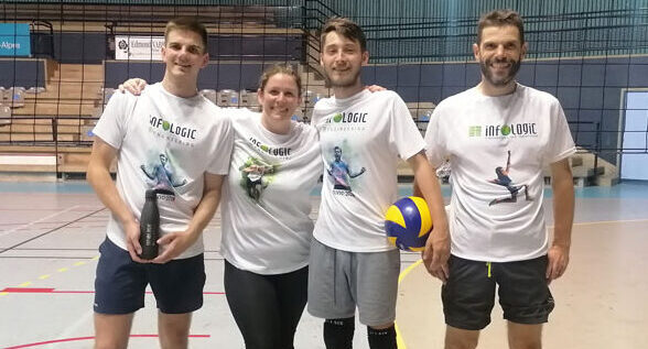 Infologic participe au tournoi inter-entreprises de volley