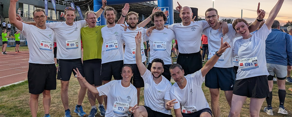 Les salariés de l'éditeur et intégrateur d'ERP agroalimentaire au marathon relais inter-entreprises